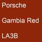 Preview: Porsche, Gambia Red, LA3B.